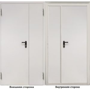 Противопожарная дверь 2200×1400 / серия FRM55351